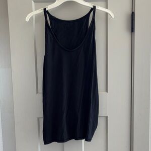 lululemon athletica Black Scoop Neck Tank